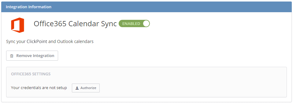 Office 365 Sync Enabled
