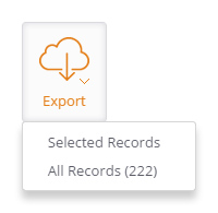 Export Dropdown