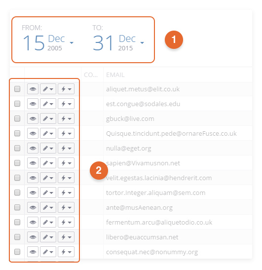 Date Range Filter