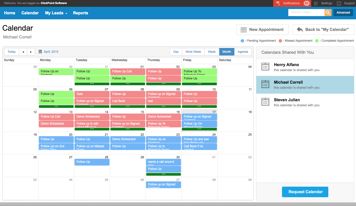 ClickPoint New Features: Calendar and Appointment